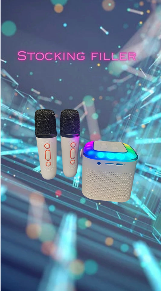 Portable Karaoke Speaker with Mic RGB