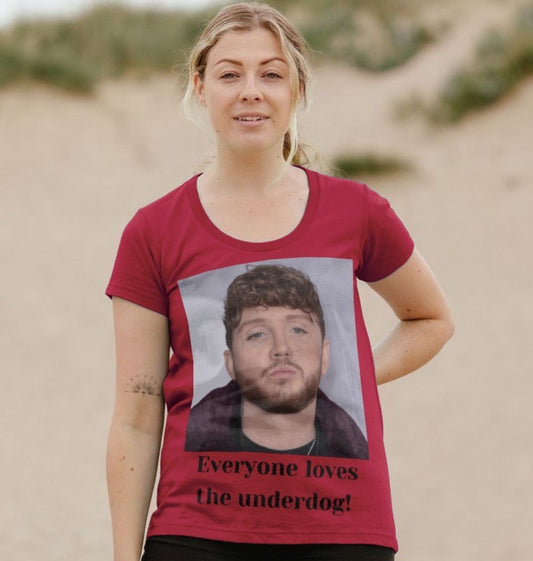 James Arthur scoop neck top