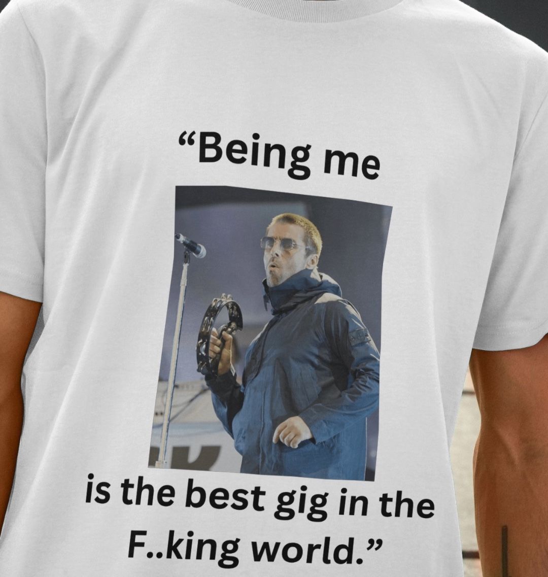 oasis quote Tshirt-Being me